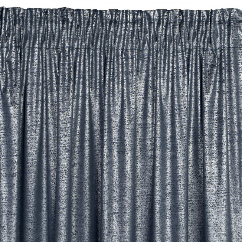 Cima Blackout Curtains Single Panel, Marine