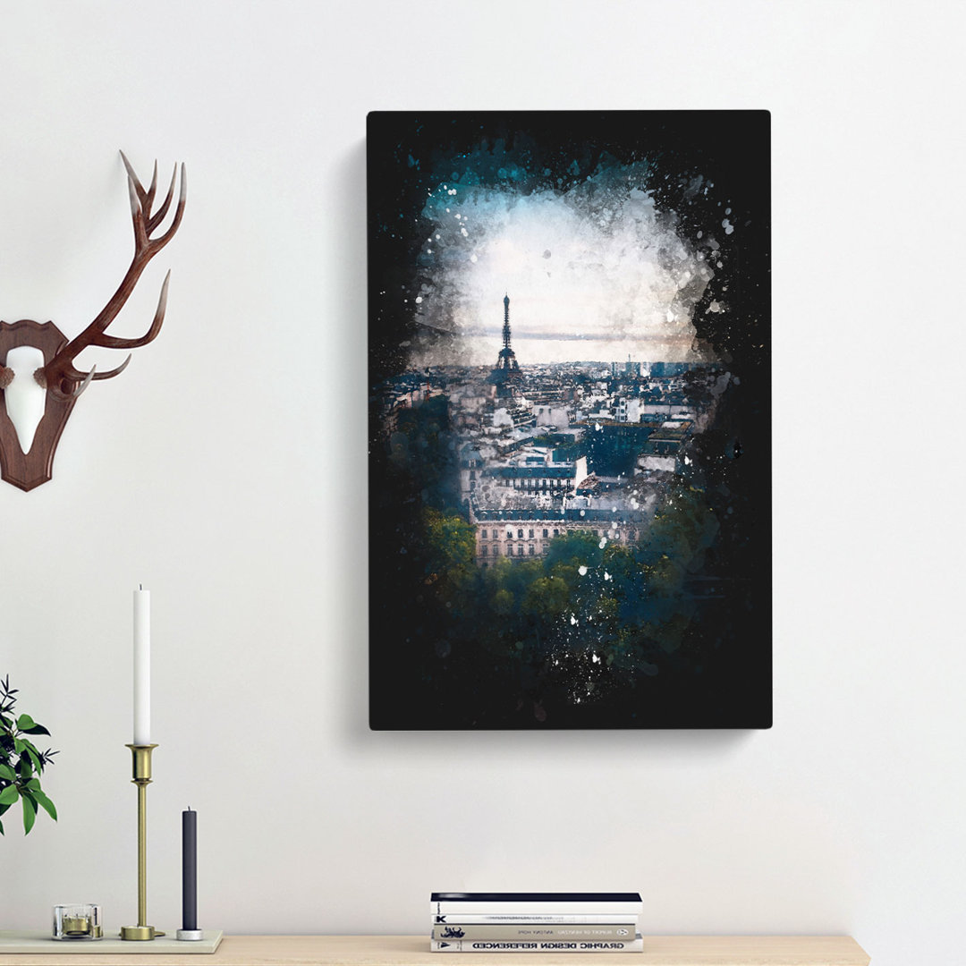 Eiffel Tower & the Paris Skyline - Wrapped Canvas