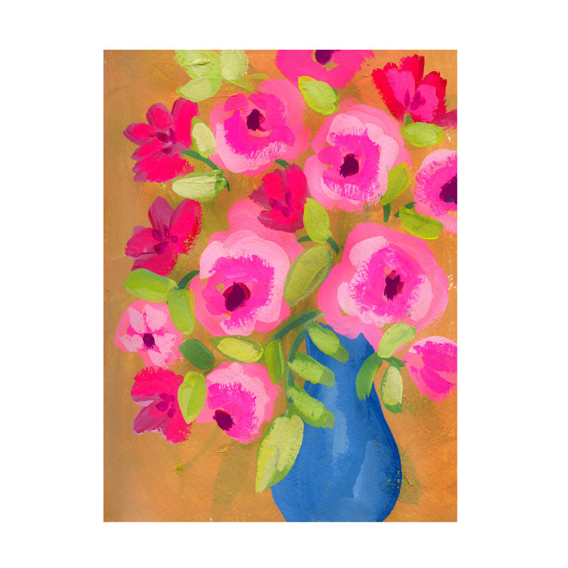 Art mural sur toile tendue - Suzanne Allard «Tuscan Hills Bouquet», décoration murale pour le salon, la chambre à coucher ou le bureau - 14 x 19