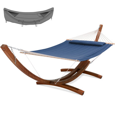 Waverleigh Double Spreader Bar Hammock With Stand And Cover