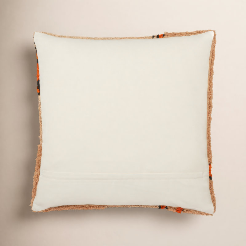 Geometric Outdoor Reversible Throw Pillow, Polyfill