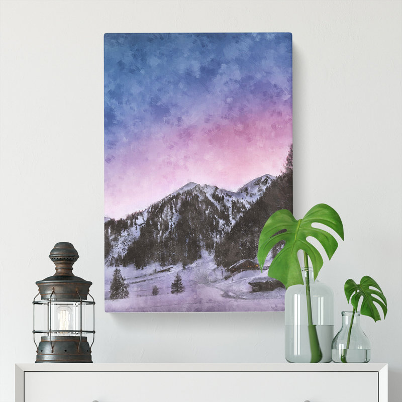 Mountains In Weissenbach Italy - Wrapped Canvas, 91cm H x 60cm W x 4cm D