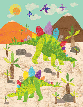 «Lamkin Fun Stegosaurus», art sur toile