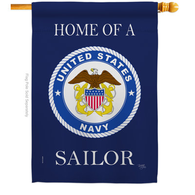 Double Sided 40'' H x 28'' W Polyester House Flag