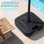Shimira 6.17 Lb. Resin Free Standing Umbrella Base