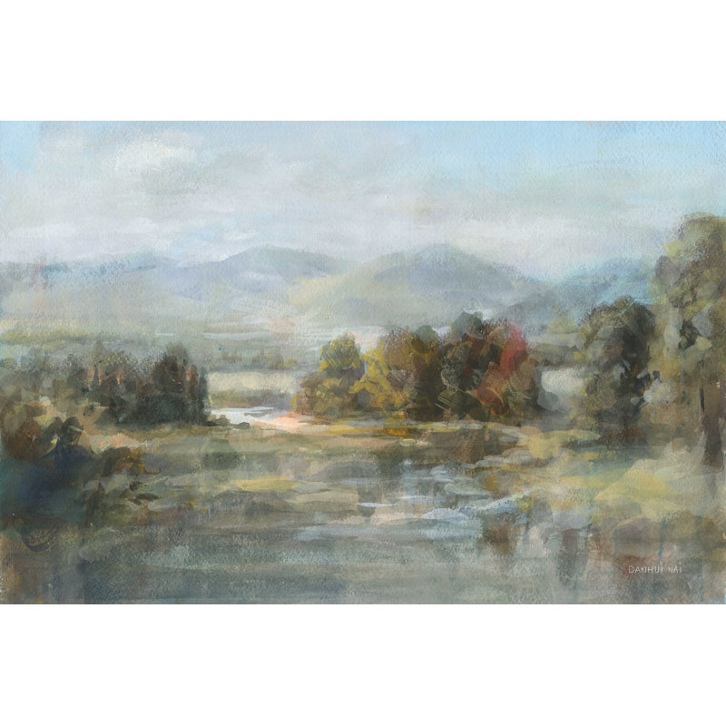 «Valley River» par Danhui Nai, impression sur toile tendue, H 8 po x l 12 po