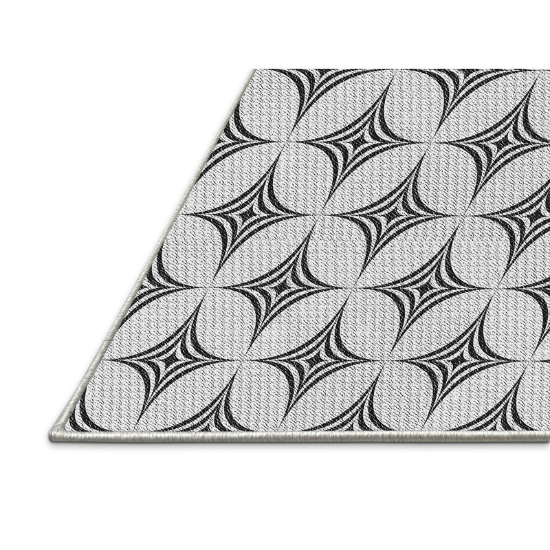 Geometric Indoor Rug, Rectangle 7' x 10'