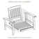 Summerton Teak Patio Chair with Cushions