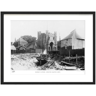 King's Lynn, South Gates 1891 by Francis Frith - Single Picture Frame Print