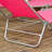 2-Piece Folding Chaise Lounge Set with 6-Position Reclining Back and Pillows-1240836705