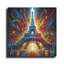 «Eiffel Tower Abstract» par Rey Klimt, art mural en métal-673351715