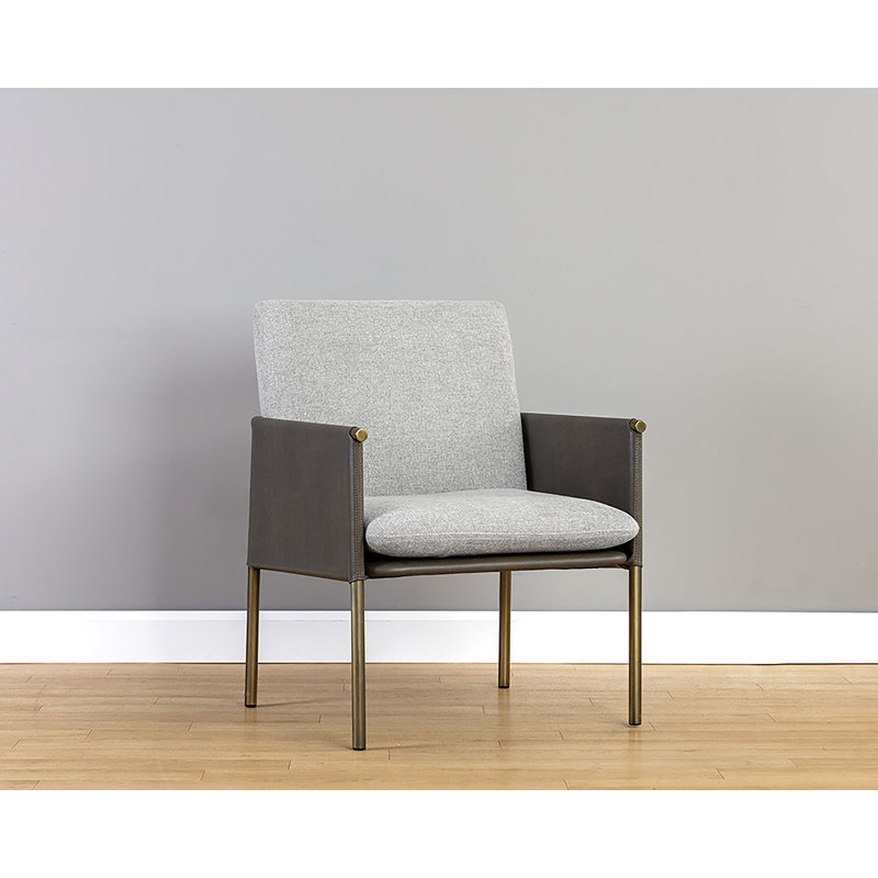 Bellevue Armchair, Grey Performance