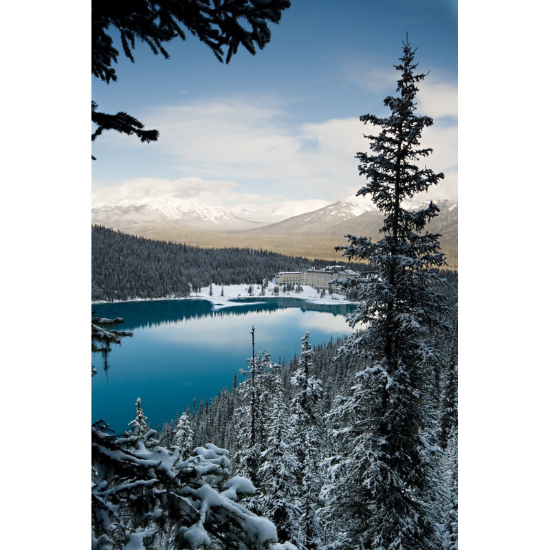 Lake Louise In Winter by Gcoles - Wrapped Canvas Print, 76cm H x 51cm W x 3.8cm D
