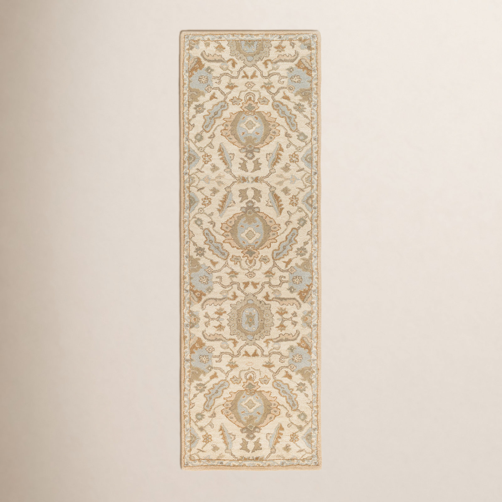 Arden Multi Hand-Tufted Wool Floral Rug, Runner 2'6" x 8'
