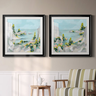 Ensemble de 2 cadres photo Pastel Cove I Pastel Cove I