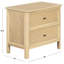 Hannaleigh 2 Drawer Wood Nightstand-854121760