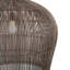 Luminaire suspendu tulipe en rotin