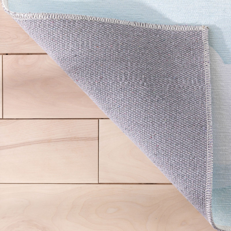 Tapis bleu clair Kehr Kids Rugs Cloud 9, Rectangle 3 pi 3 po x 5 pi, Bleu clair