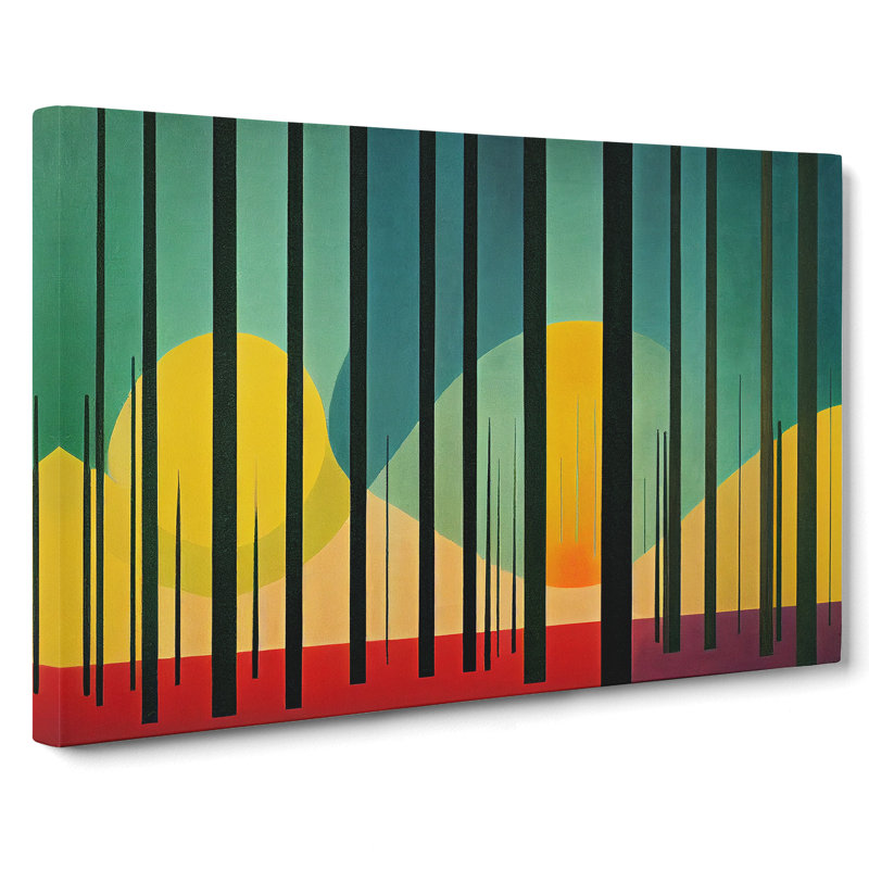Precious Abstract Forest - Wrapped Canvas, 40cm H x 60cm W x 3cm D
