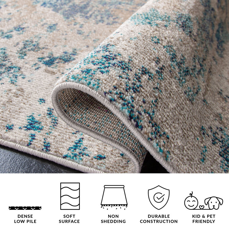 Masardis Abstract Area Rug, Runner 66 x 183cm