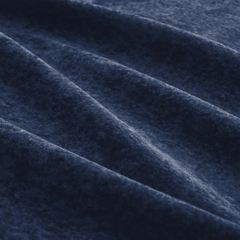 Canapé sans accoudoirs en velours - bleu, Blue Velvet
