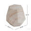 Table d'appoint extérieure / intérieure en béton, table d'appoint hexagonale ronde en travertin avec un design durable et élégant