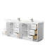 Meuble-lavabo double avec plateau Strada 84-98213389-92723790-92723793