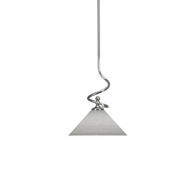 Capri 1-Light Mini Pendant with Hang Straight Swivel -  Breakwater Bay, 645C672C4F4F4F37A6BD84E7B6880DF6