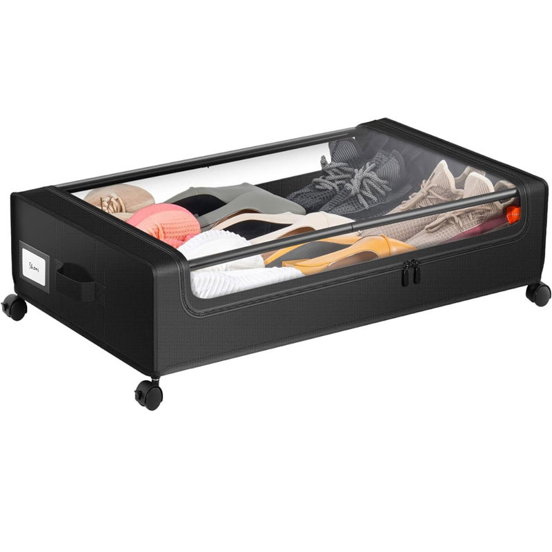 Rangement sous le lit Rebrilliant, Noir