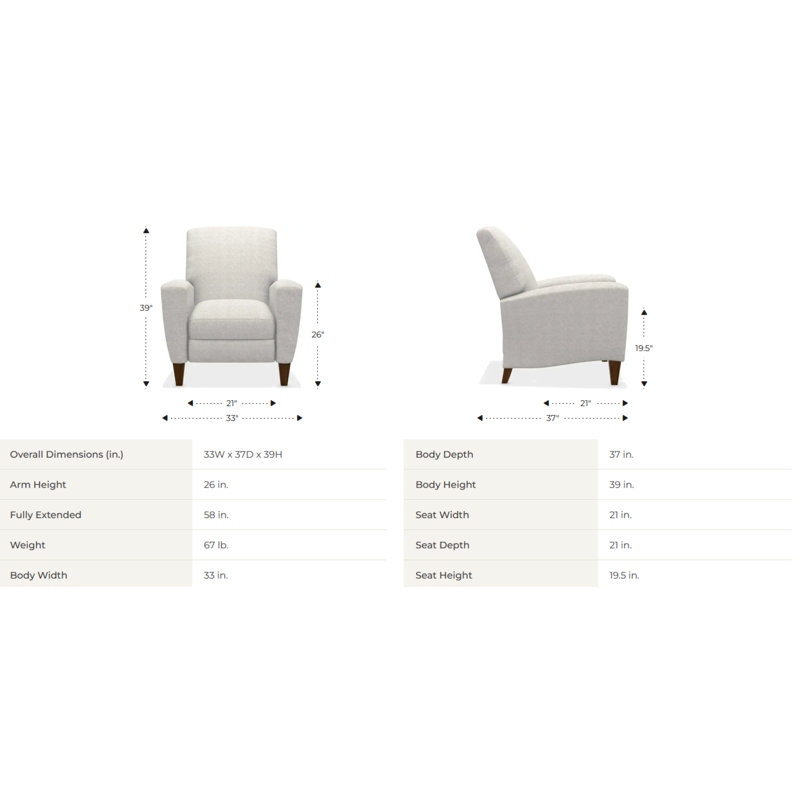 Fauteuil inclinable Scarlett, Minéral