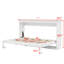 Lit escamotable pliable qui se plie dans une armoire