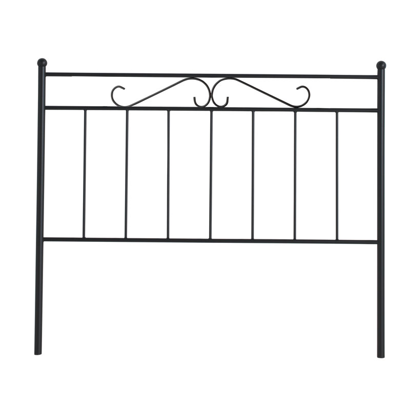 Hythe Metal Headboard, White, 90cm