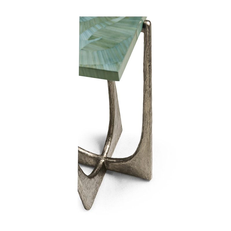 Table à martini Seaglass, H 24 po x l 14 po x P 14 po