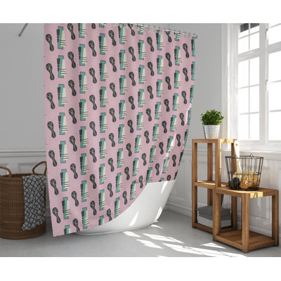 Cublington Abstract Shower Curtain