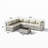 7-Piece Outdoor Sectional Sofa Set With HDPE Wicker, Cushions & Coffee Table, Modular Patio Conversation Set-993783677