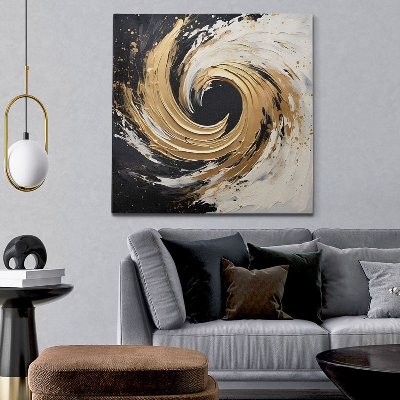 Decorative Canvas Painting, 27.6" H x 27.6" W