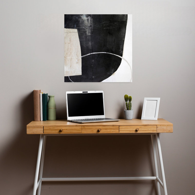 Sorte de pierre, art minimaliste abstrait, H 18 po x l 18 po