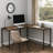 Computer Desk, Home Office, Corner, 58"l, L Shape, Work, Laptop, Laminate, Metal, Contemporary, Modern-784418302