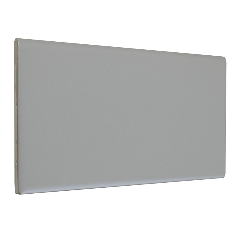 Garniture de tuile de moulure en céramique 8 po x 4 po gris désert Berkeley