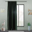Extra Long & Extra Wide Faux Linen Decorative Curtain Single Panel