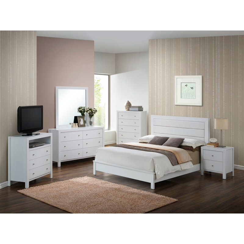 Elegant Bed In Versatile, Full, White
