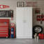 Armoire de rangement polyvalente blanche
