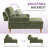 Jazier Upholstered Chaise Lounge with Adjustable Backrest-891024993