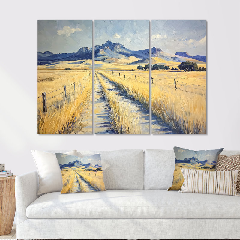 Davis, Texas, Texas, ensemble d'art mural, 40" H x 60" W, Wrapped Canvas, Does Not Apply