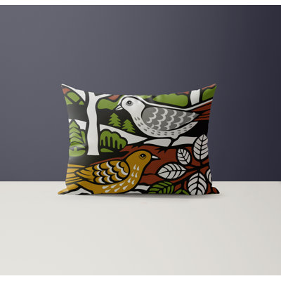 Amyro Microsuede Lumbar Throw Pillow