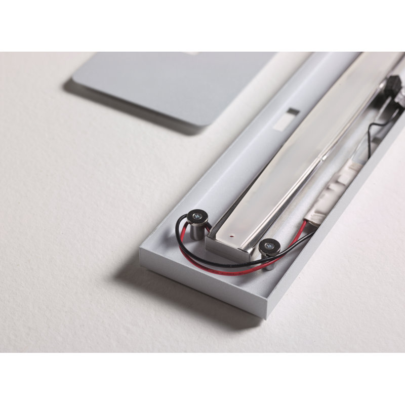 Centreline LED Flush Mounted Sconce, Grey