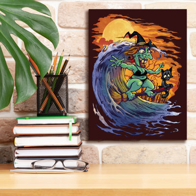 " Halloween At The Beach Witch "