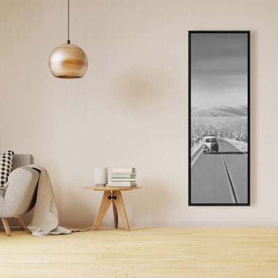 Car On The Road Print On Canvas