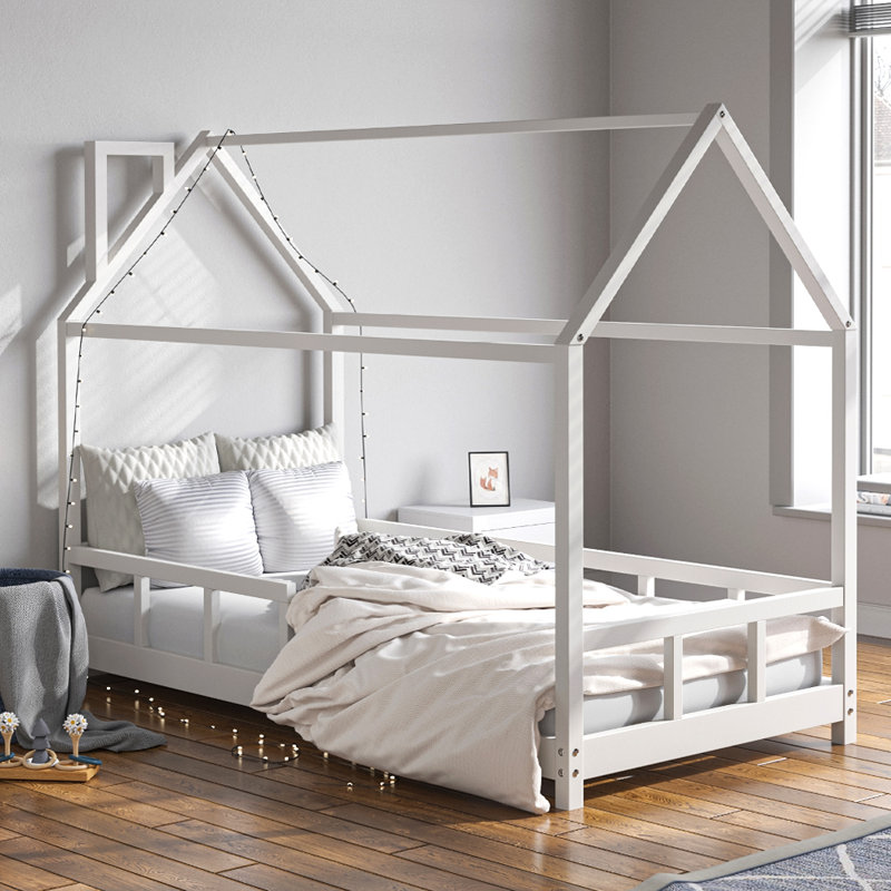 Marasco European Toddler (80 x 160cm) House Bed, White