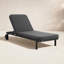 Chaise longue inclinable avec roulettes Callio-876146391
